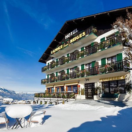 Hotel Le Caprice Des Neiges Combloux Eksteriør billede