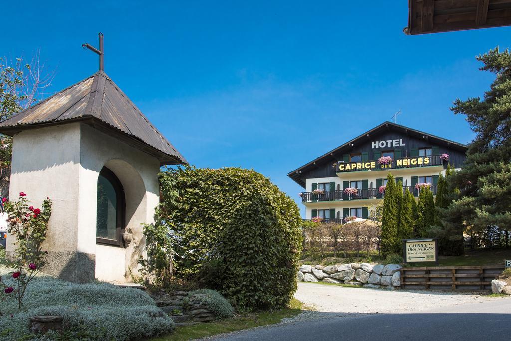 Hotel Le Caprice Des Neiges Combloux Eksteriør billede