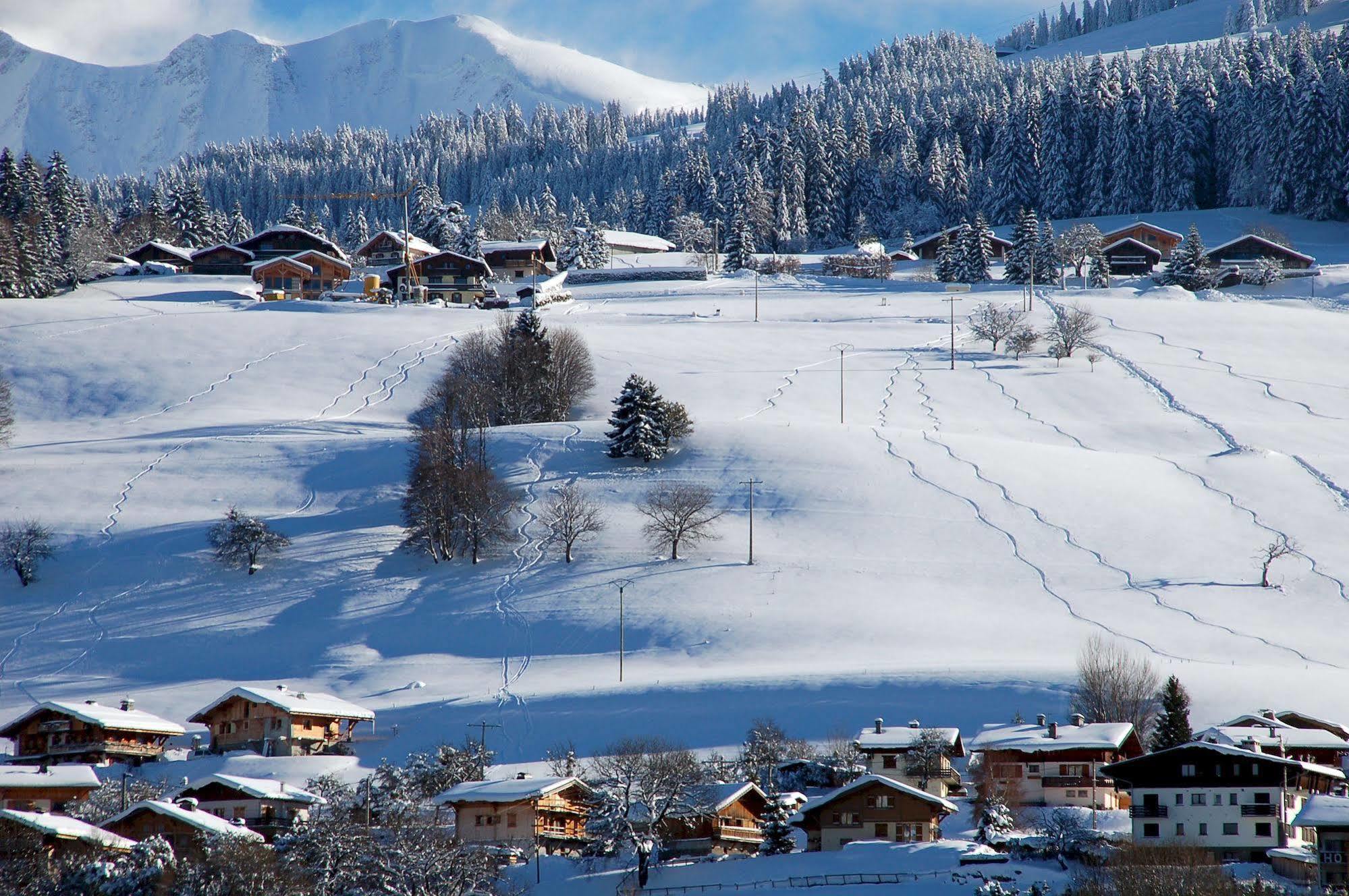 Hotel Le Caprice Des Neiges Combloux Eksteriør billede